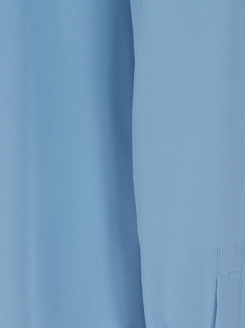 Max Mara Pure Silk Crepe De Chine Shirt