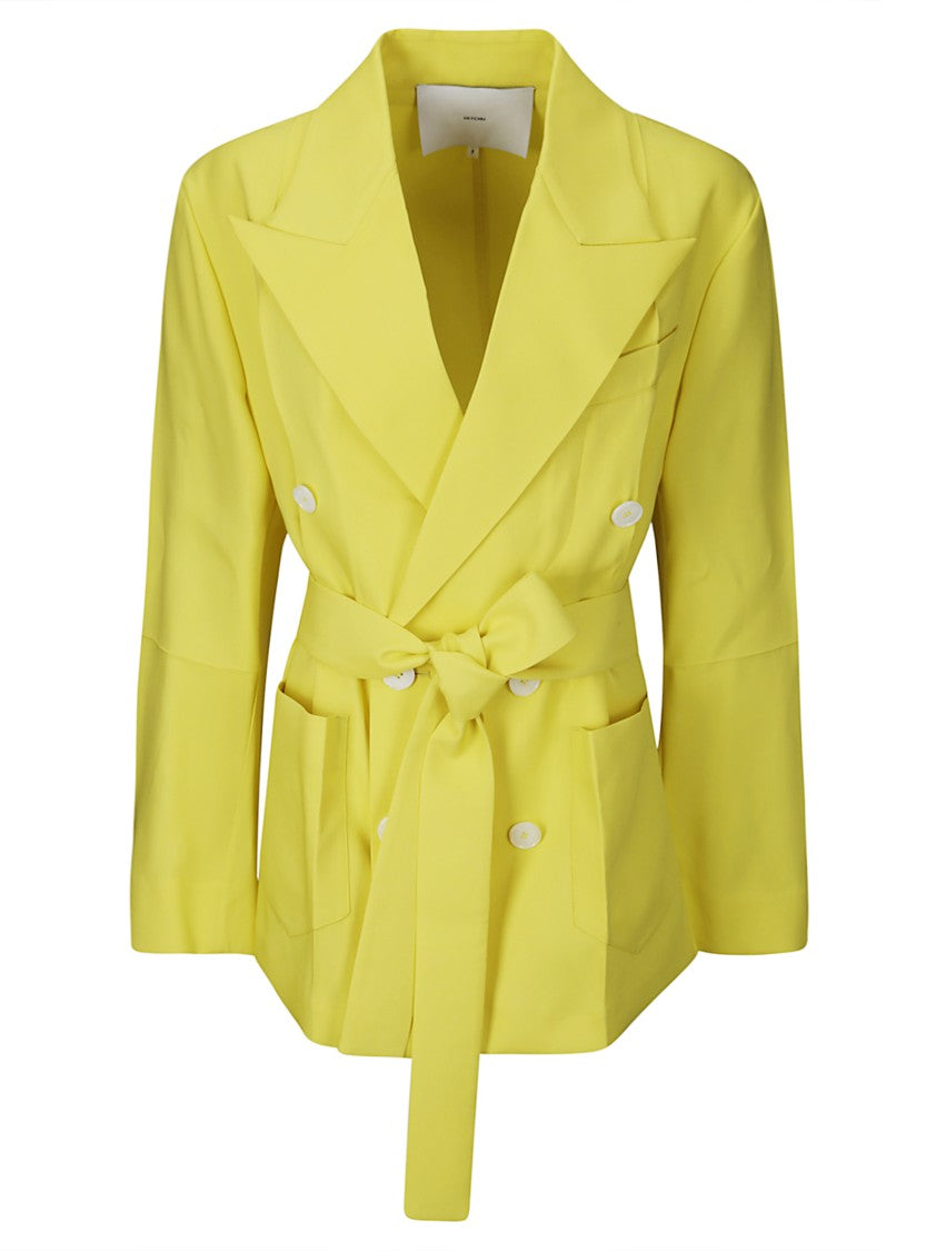 Setchu Double-Breasted Wool Jacket