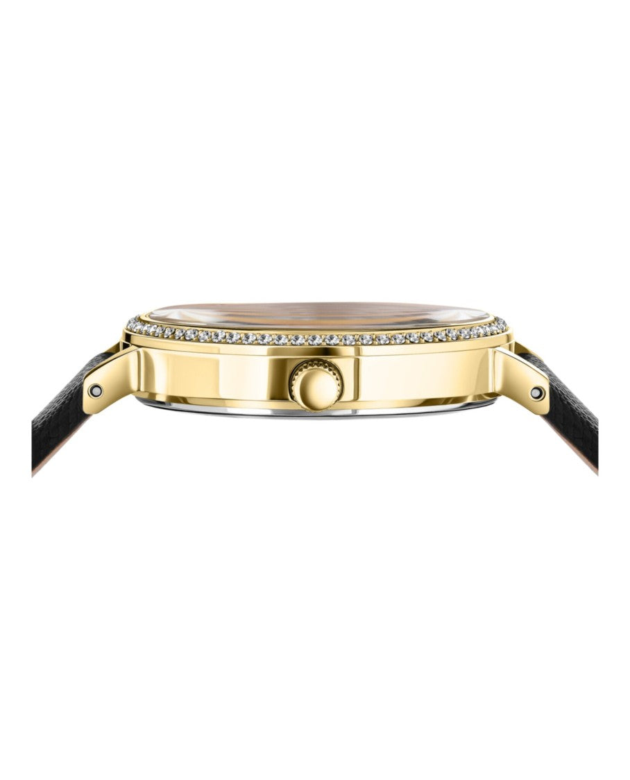 Versus Versace Mar Vista Crystal Leather Watch