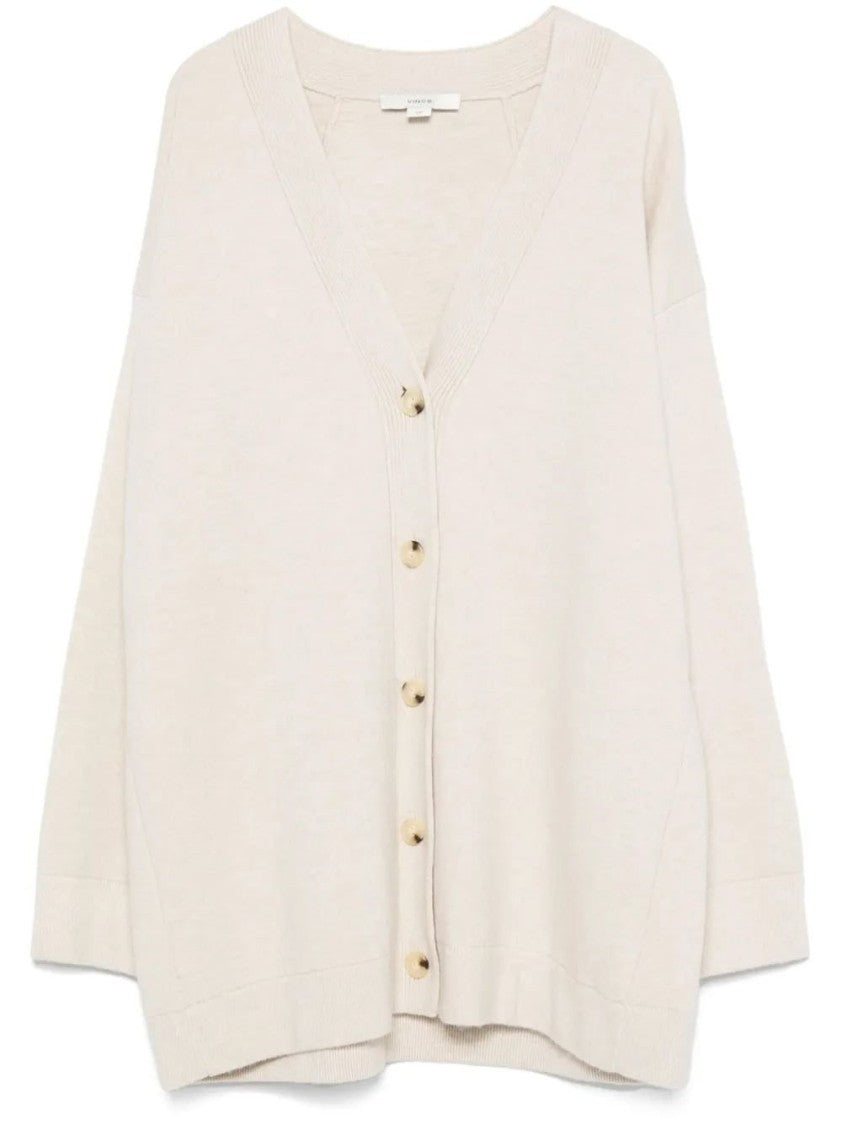 Vince Oversized Dbl Knit Cardigan