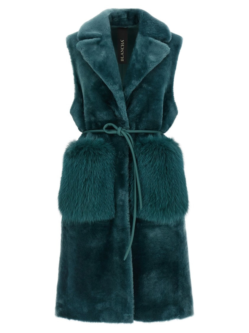 Blancha Merino Straight-Volpe Shadow' Vest