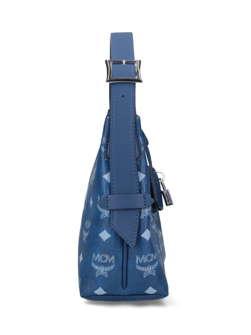 Mcm Arena Hobo Shoulder Bag With Adjustable Handle