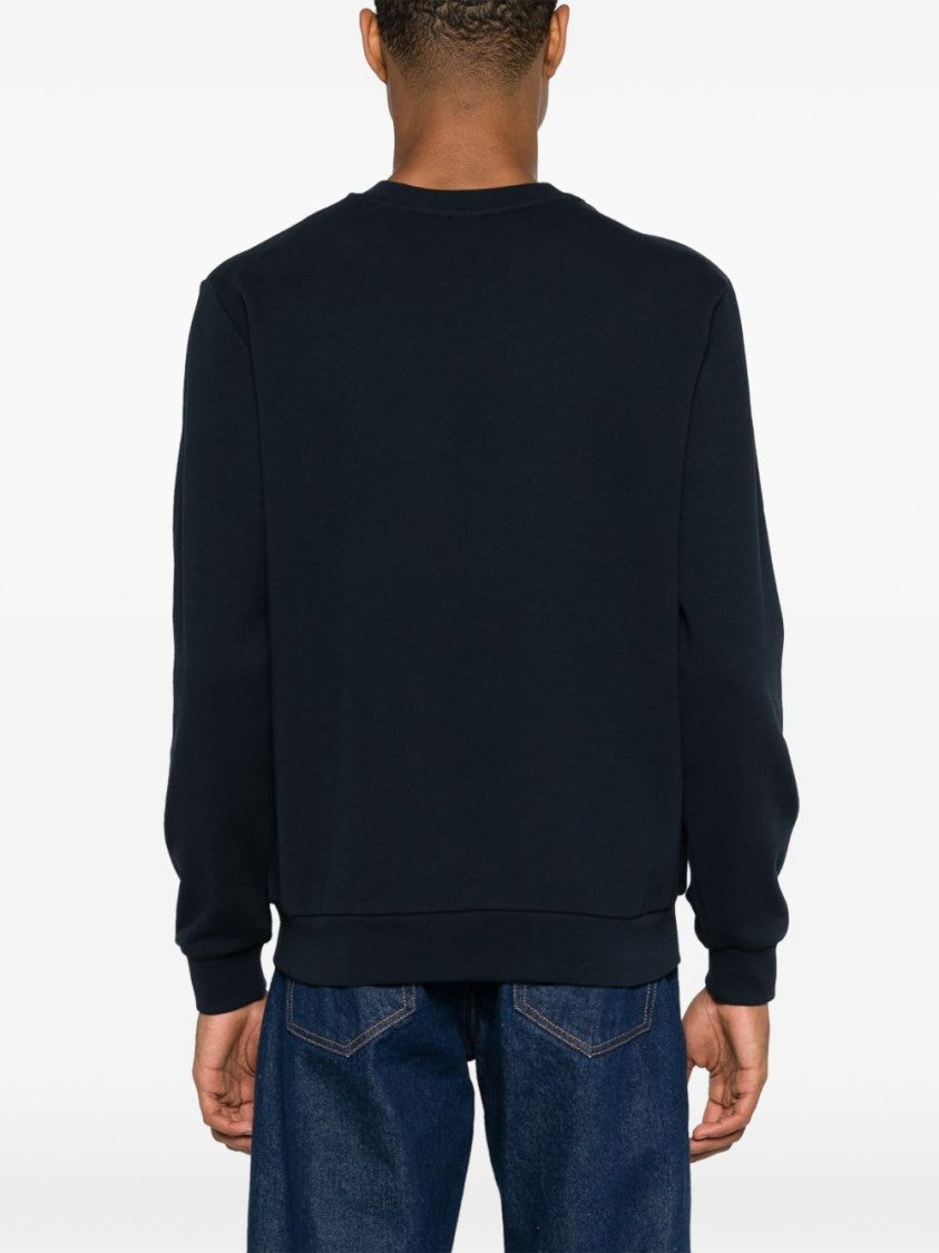 A.P.C. Classic Crew Neck Sweater With Bold Logo Detail