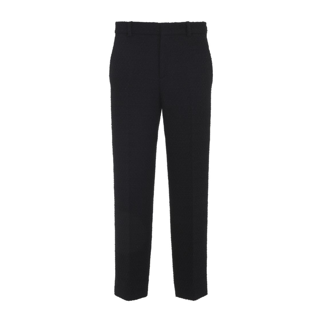 Gucci High-Waisted Straight-Leg Pants With Textured Fabric