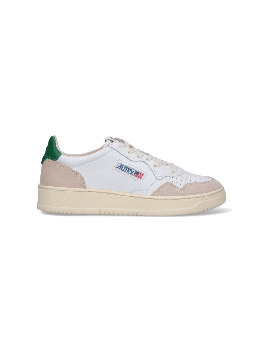 Autry Low-Top Sneakers With Leather And Suede Accents