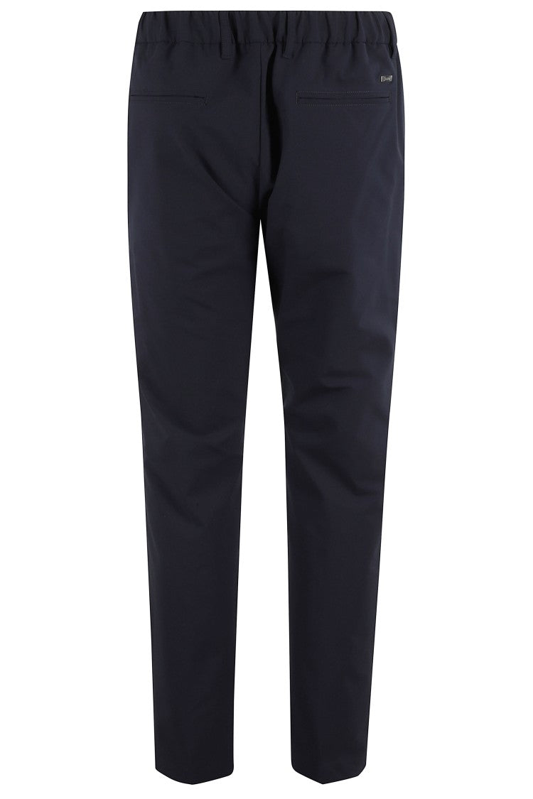 Herno Technical Fabric Pants With Drawstring Waist