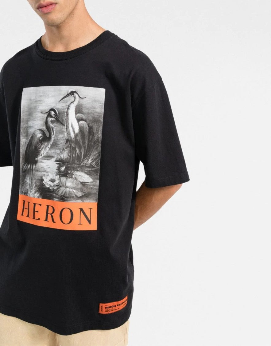 Heron Preston Os Heron Bw Logo Print T-Shirt