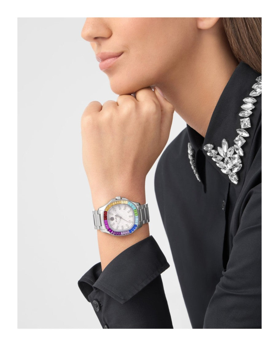 Philipp Plein $Pectre Lady Crystal Watch