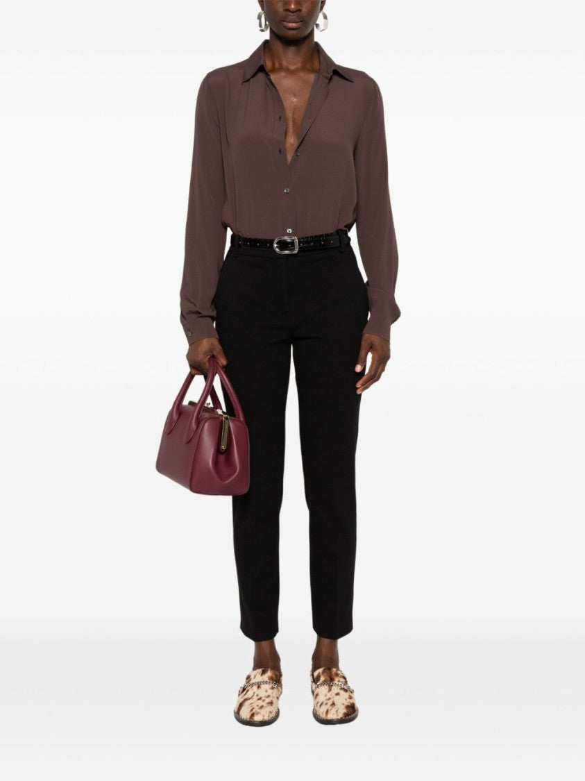 Pinko Tailored Black Trousers With Polished Silhouette