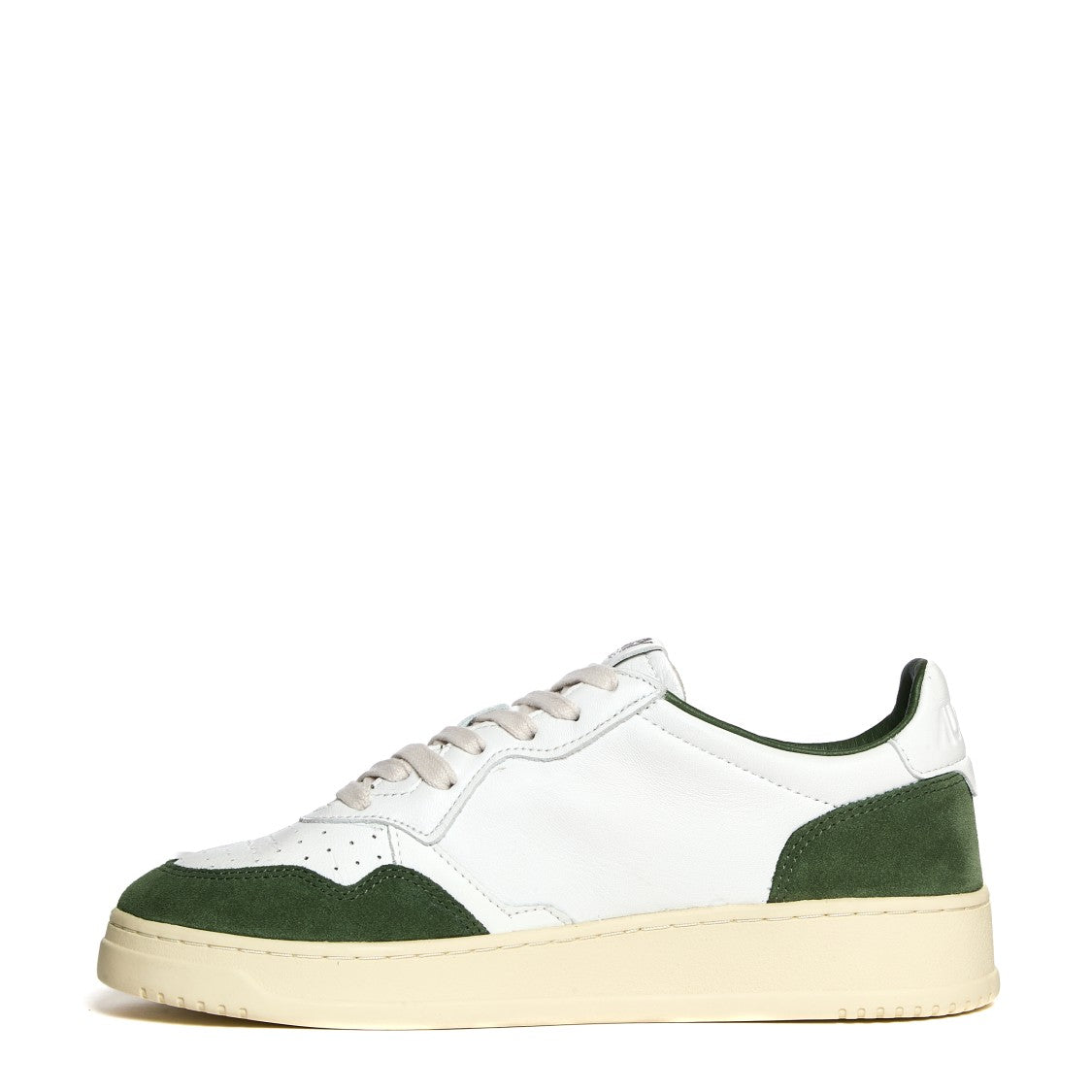 Autry Leather And Suede Sneakers With Washed Finish