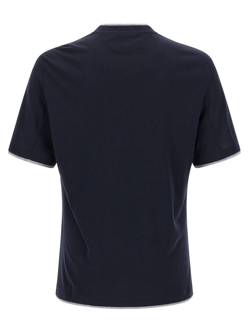 Brunello Cucinelli Double Layer T-Shirt