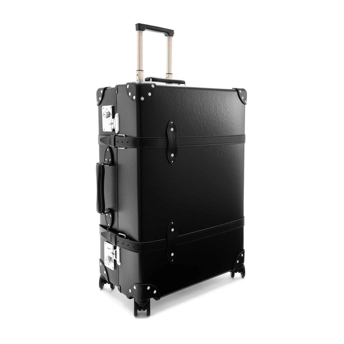 Globe Trotter Centenary Large Check-In Suitcase With Leather Accents