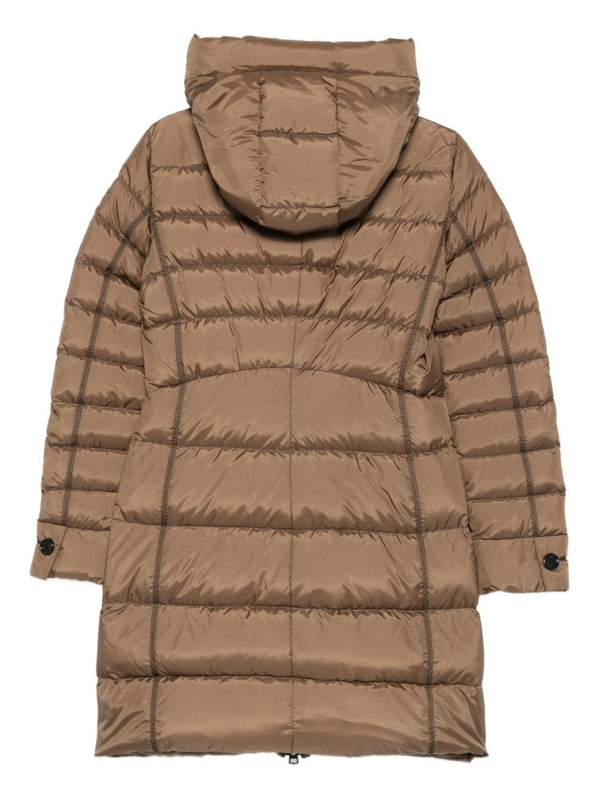 Peuterey Long Padded Jacket With Horizontal Quilting