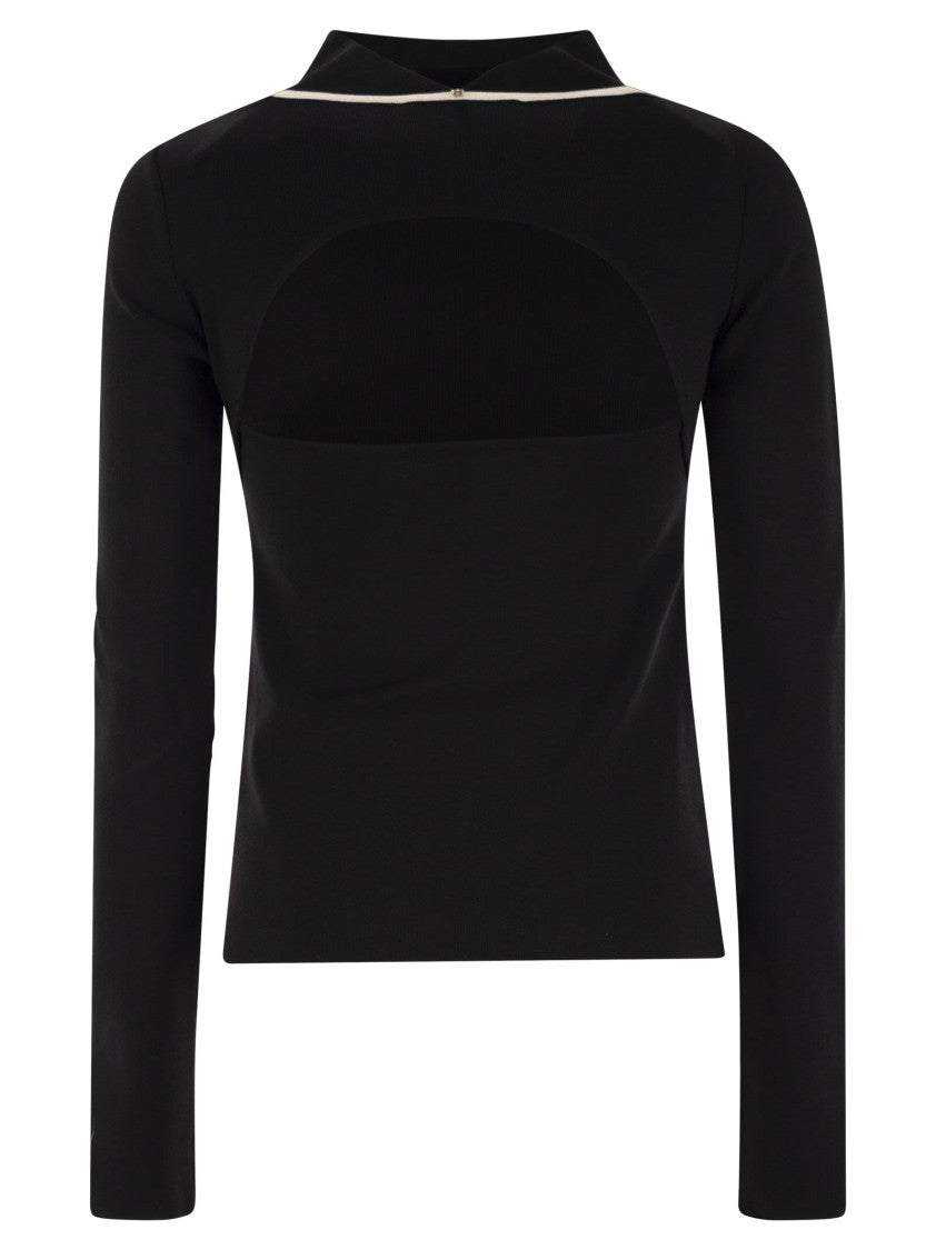 Sportmax Fitted Long Sleeves T-Shirt