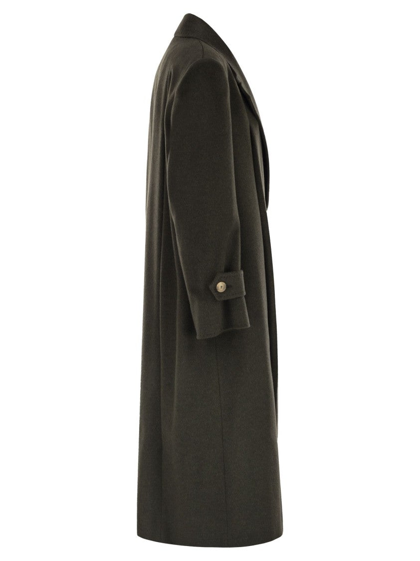 Max Mara Smalto - Wool Drape Coat