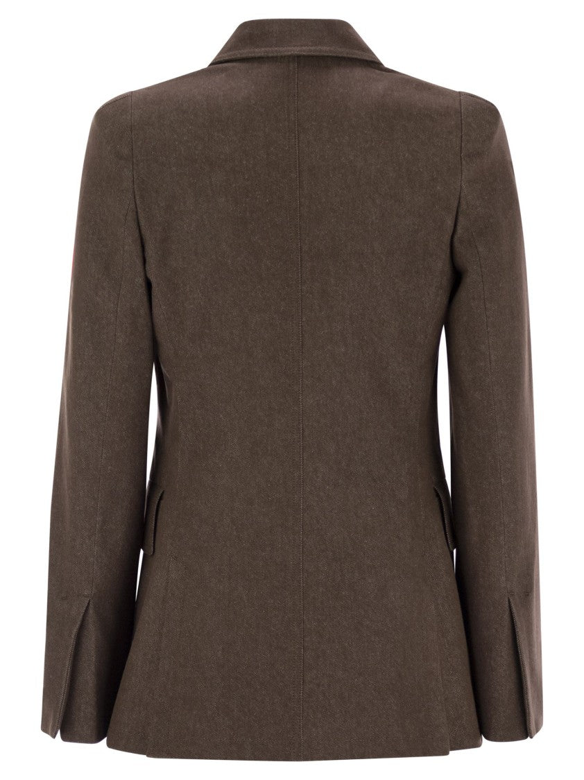 Max Mara Agguati - Denim-Effect Cotton Blazer