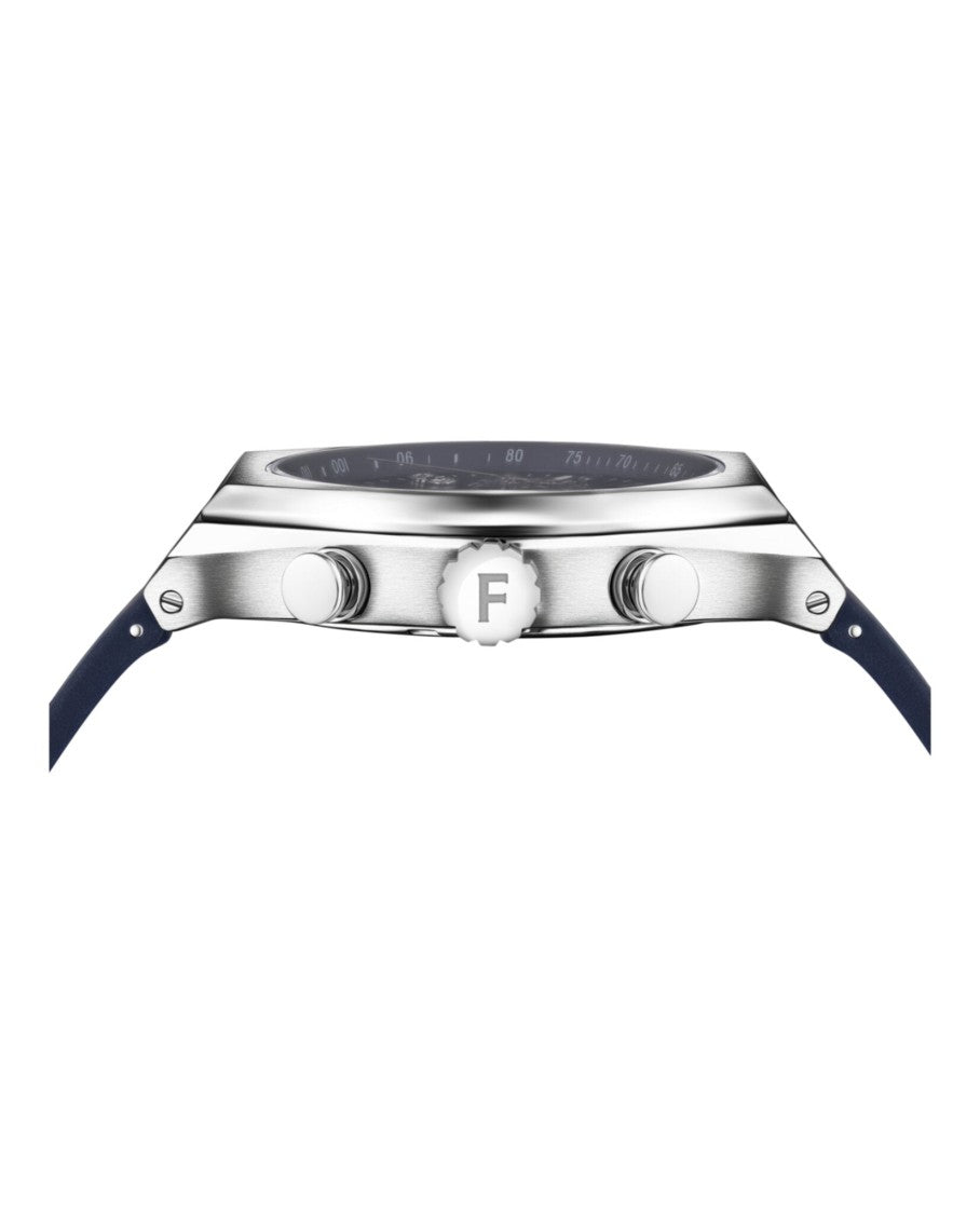 Ferragamo Tonneu Chrono Silicone Watch