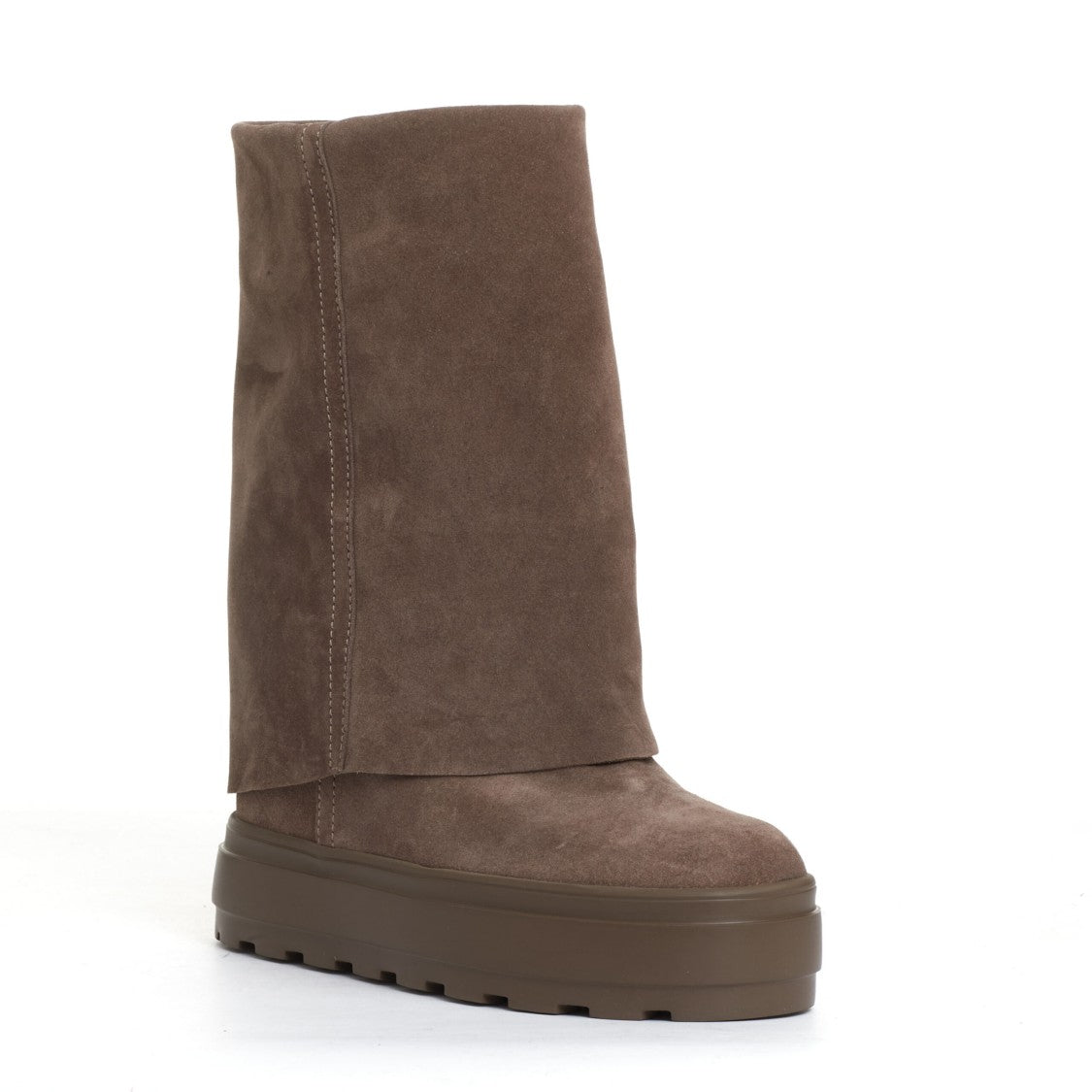 Casadei Sleek Suede Wedge Ankle Boot By Casadei