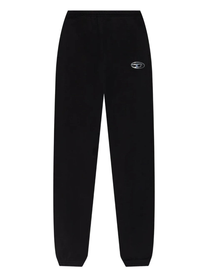 Diesel Tailored High-Waist Straight-Leg Pants With Minimalist Finish