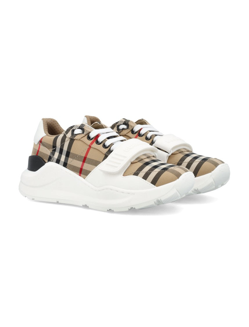 Burberry Check Pattern Sneakers