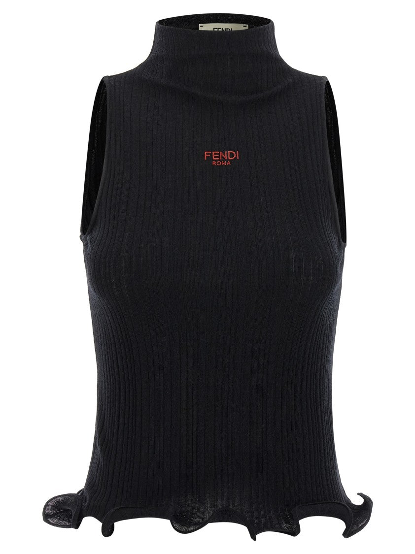 Fendi Ruffled Top