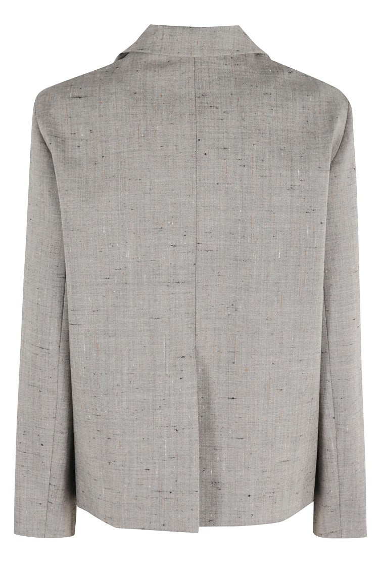 Tela Structured Canvas Solar Blazer
