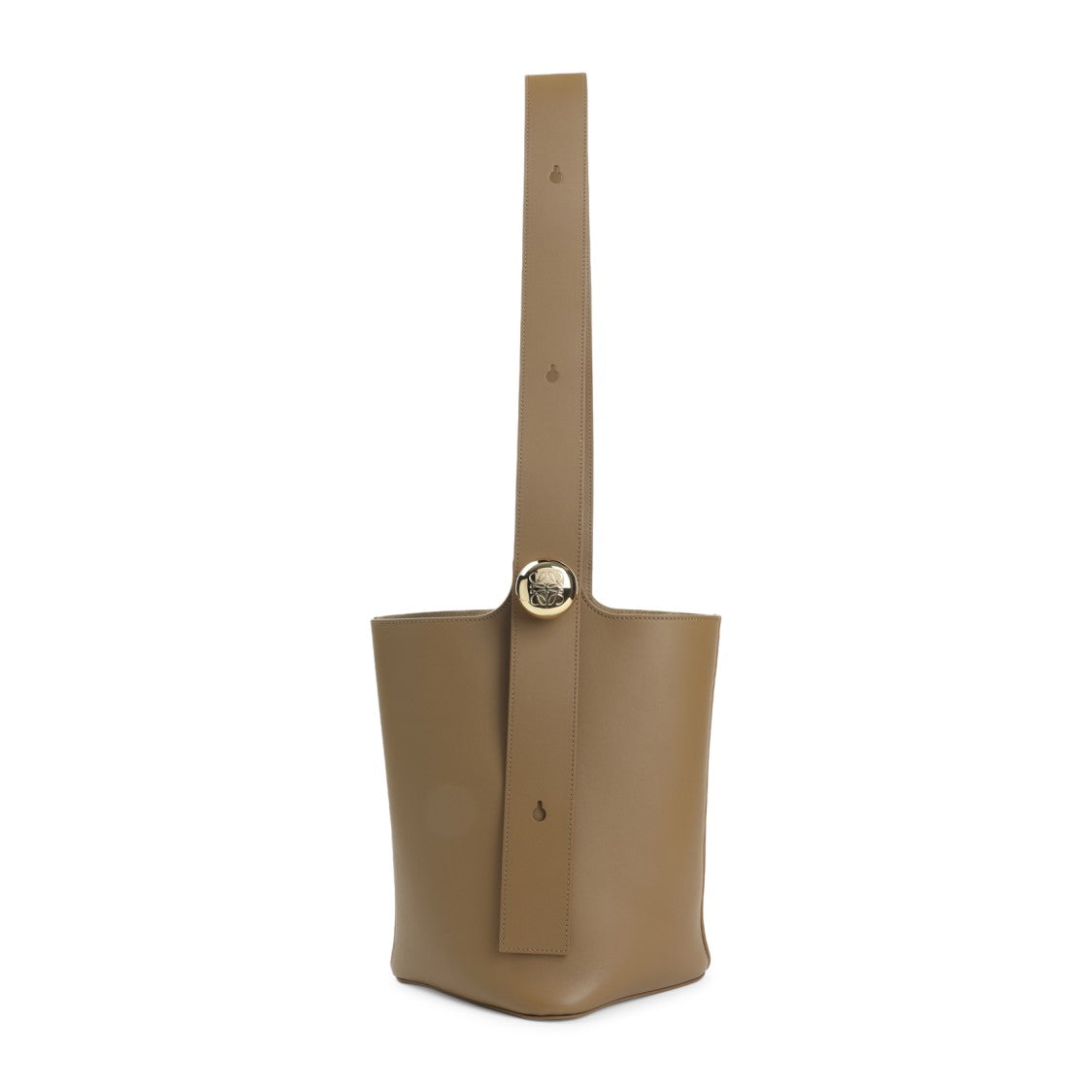 Loewe Pebble Texture Oak Calfskin Bucket Shoulder Bag