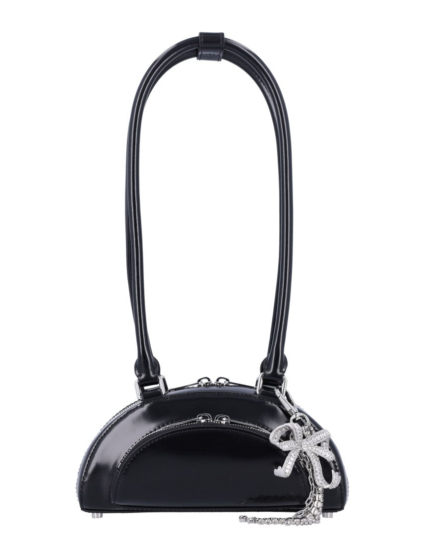 Self-Portrait Mini Curved Charm Shoulder Bag