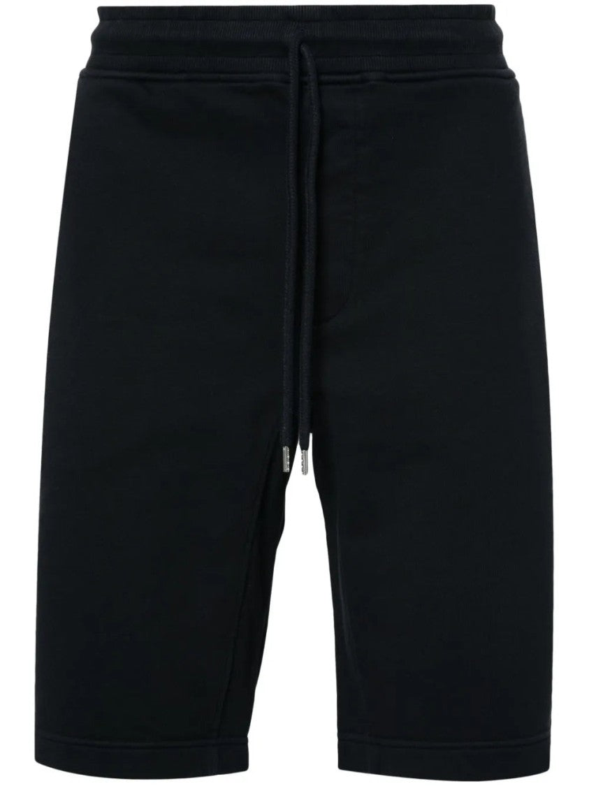 C.P. Company Logo-Embroidered Cotton Shorts