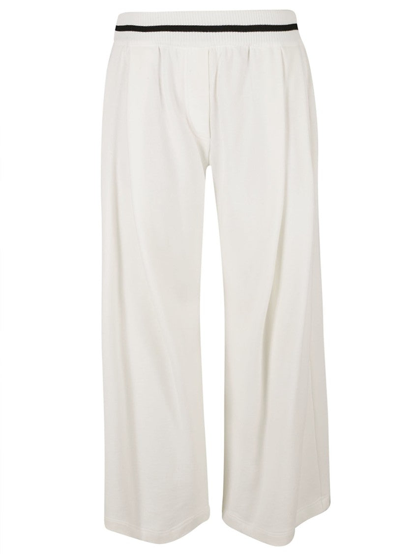Brunello Cucinelli Relaxed Fit Wide Leg Trousers