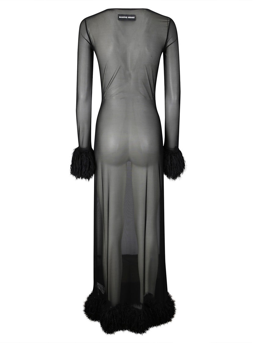 Marine Serre Unique Transparent Dress