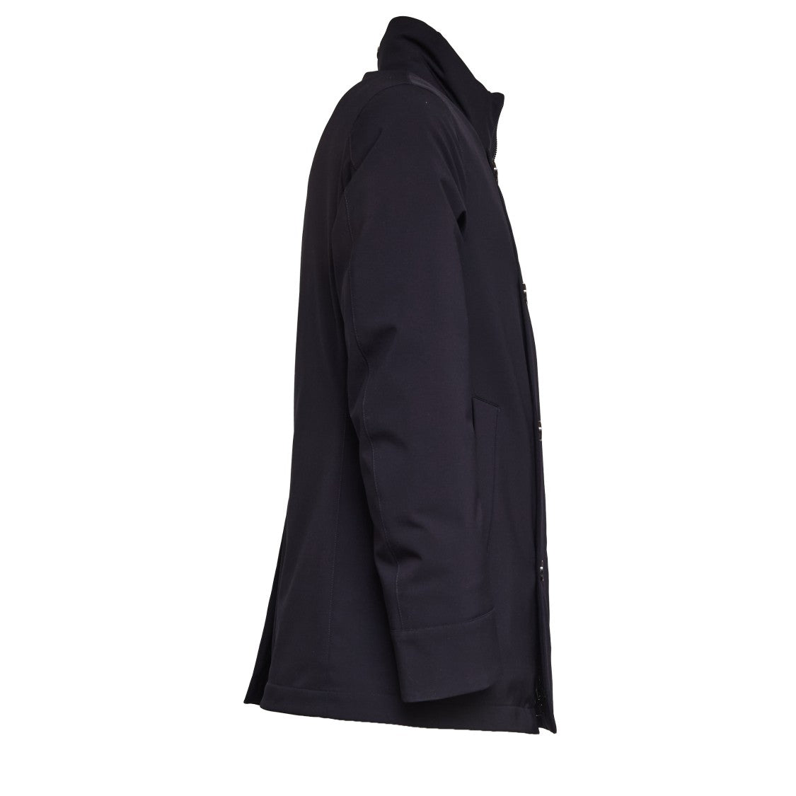 Montecore Technical Aero Twill Double-Breasted Peacoat