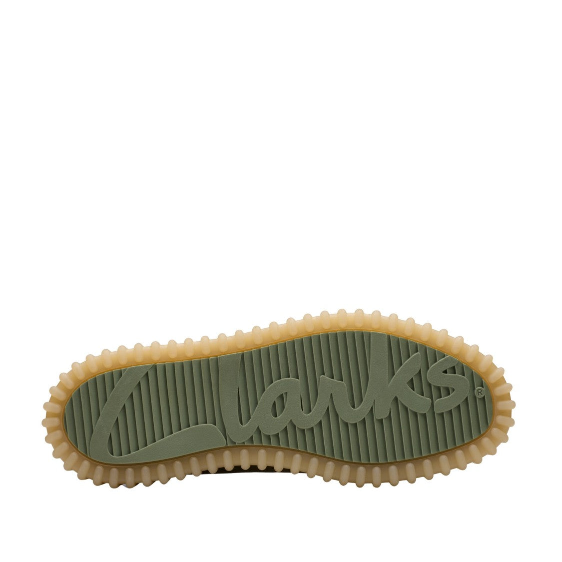 Clarks Soft Light Green Nubuck Torhill Tied Shoe