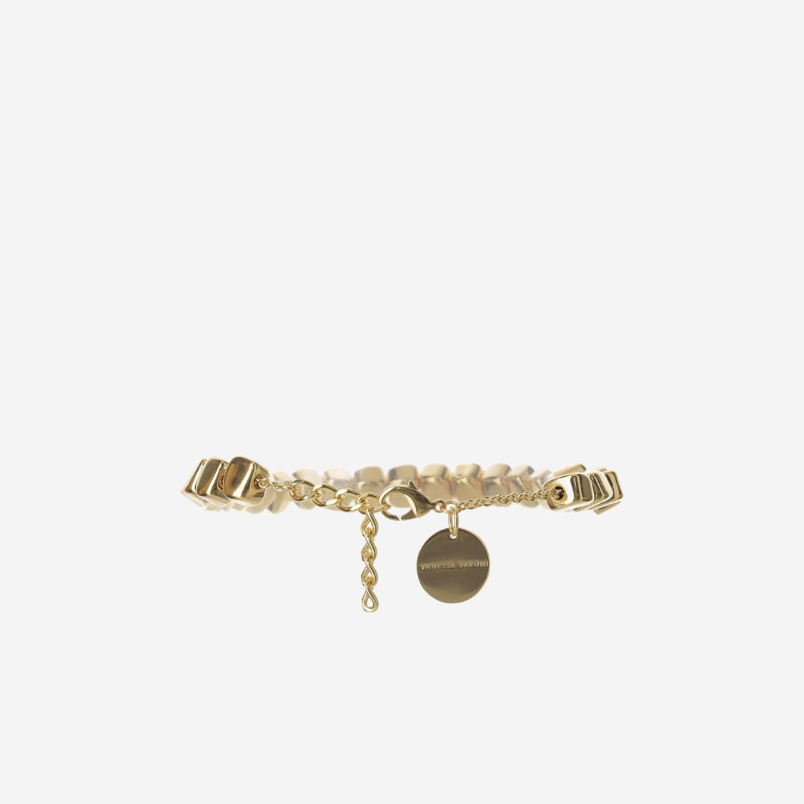 Vanessa Baroni Polished Gold-Plated Metal Necklace