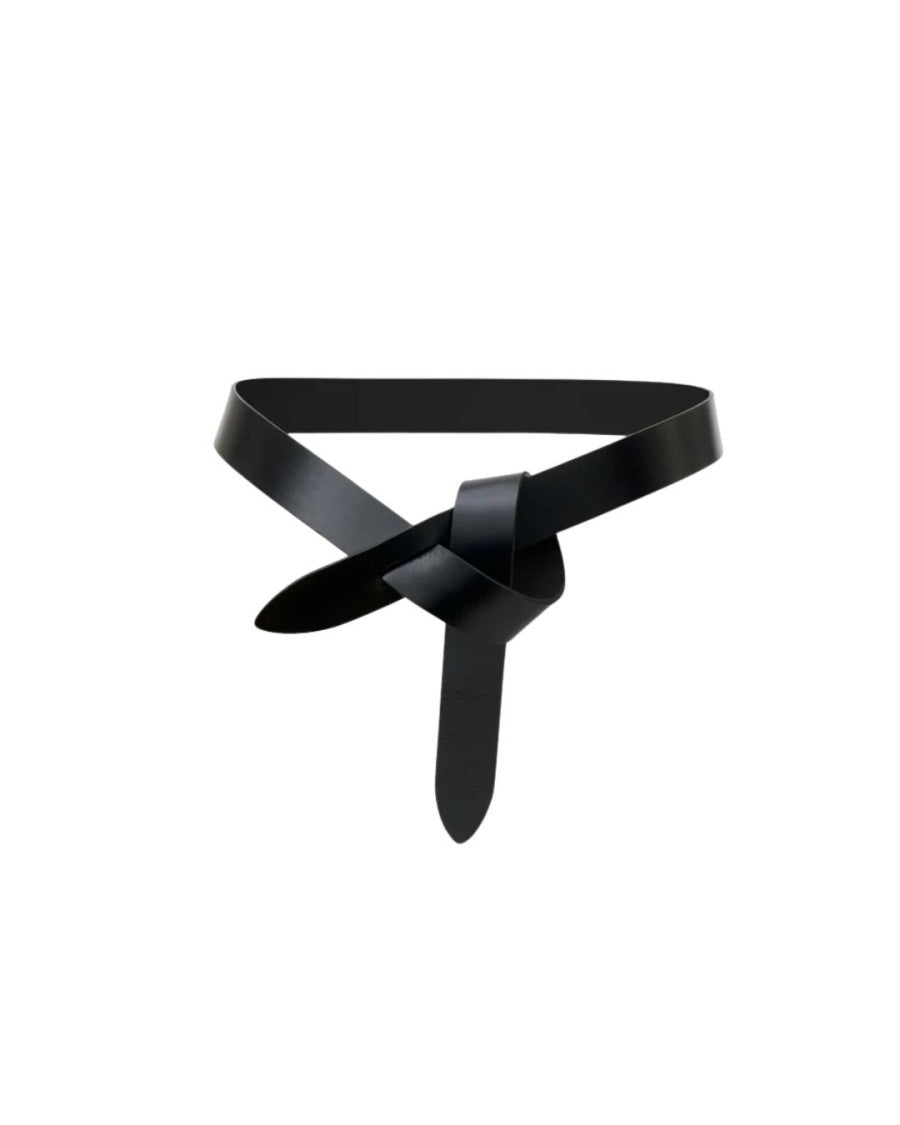 Isabel Marant Lecce Leather Self-Tie Belt