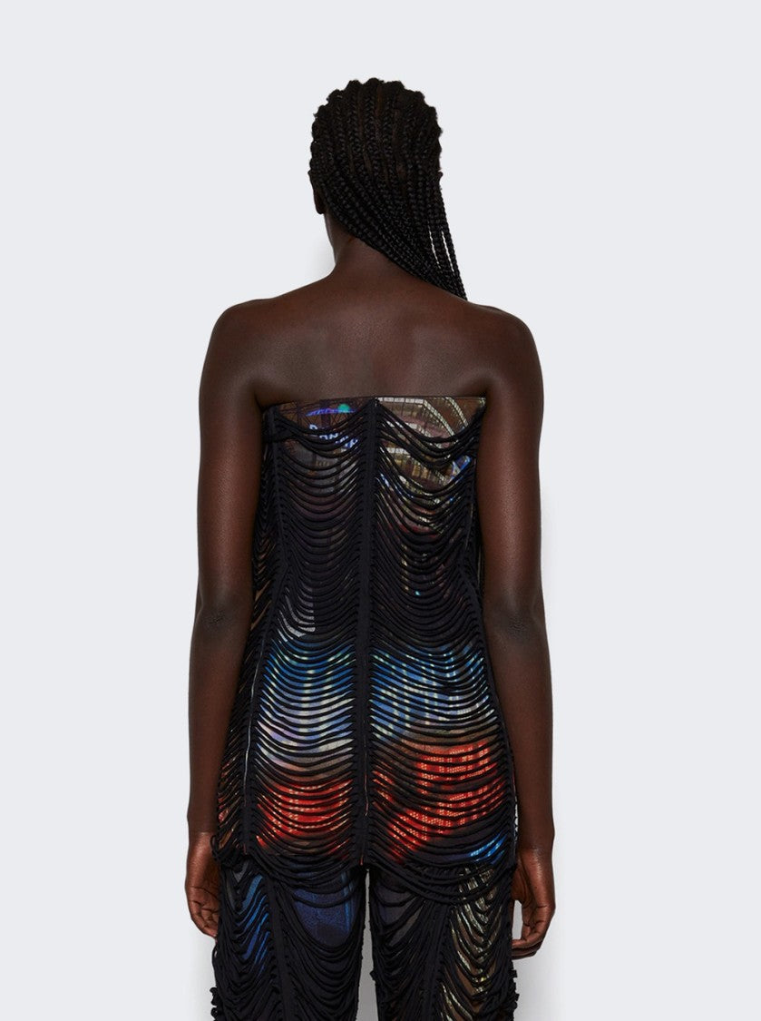 Jean Paul Gaultier X Shayne Oliver Slashing 3D Mini Dress