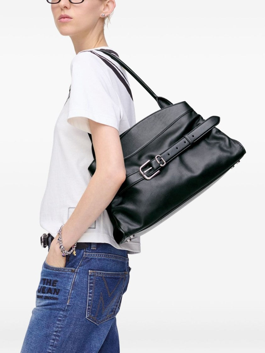 Marc Jacobs Structured Calf Leather Shoulder Bag