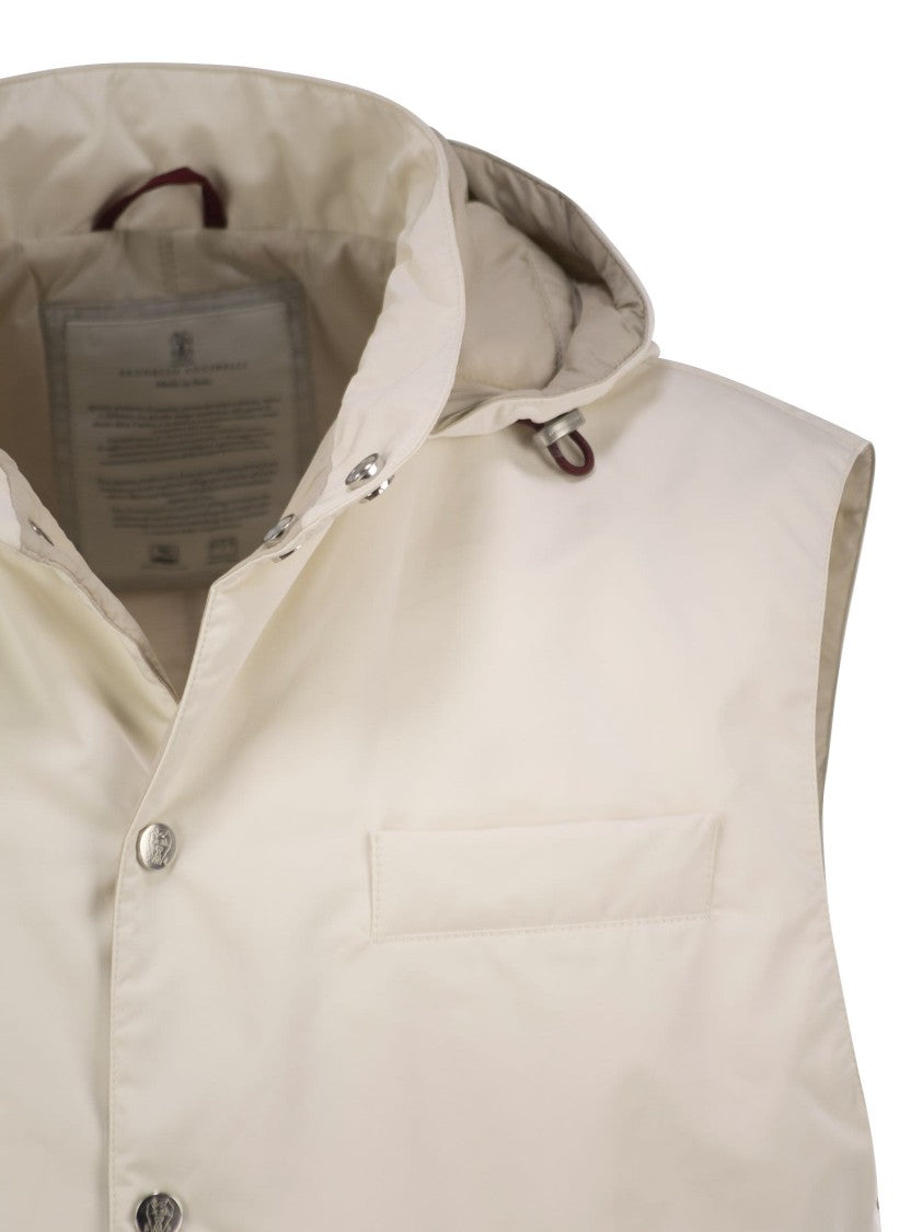 Brunello Cucinelli Water-Repellent Microfiber Vest