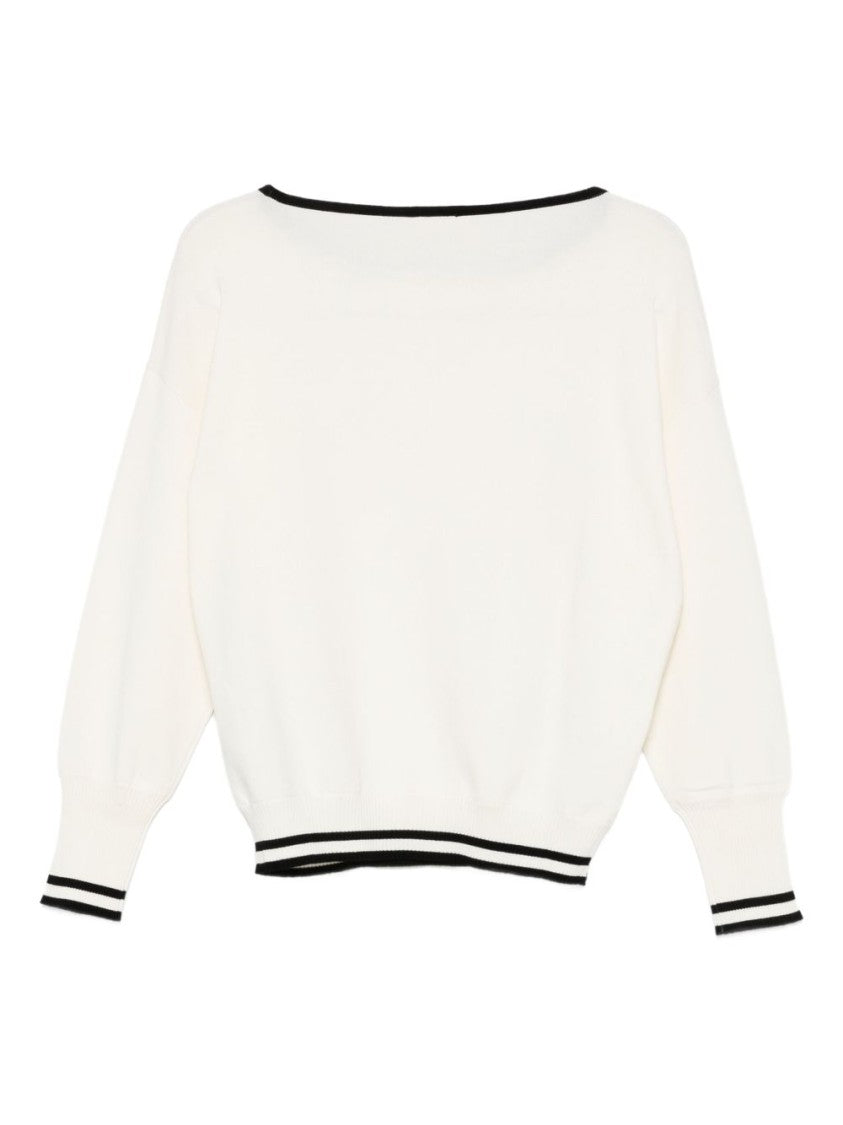 Liu Jo Relaxed Fit Viscose Blend Sweater