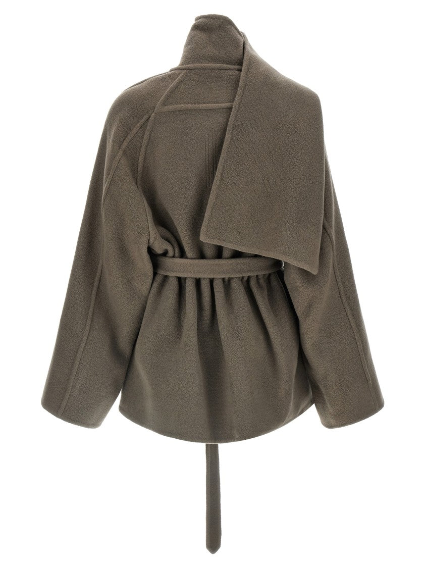 Rick Owens Scarf Flight' Coat