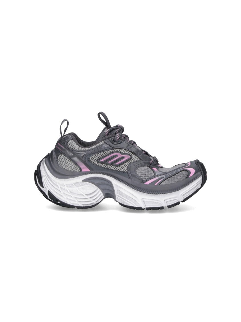Balenciaga "6Xl" Sneakers – Grey/Pink
