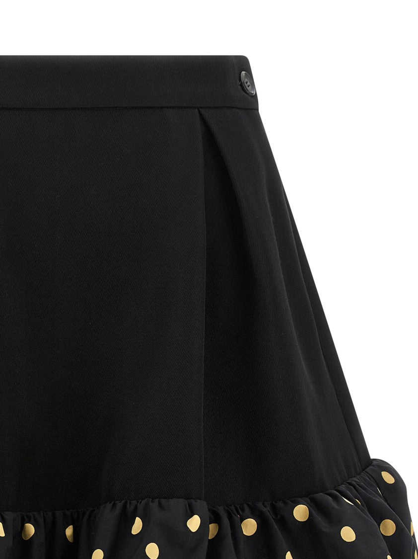 Moschino Polka Dots Insert Skirt