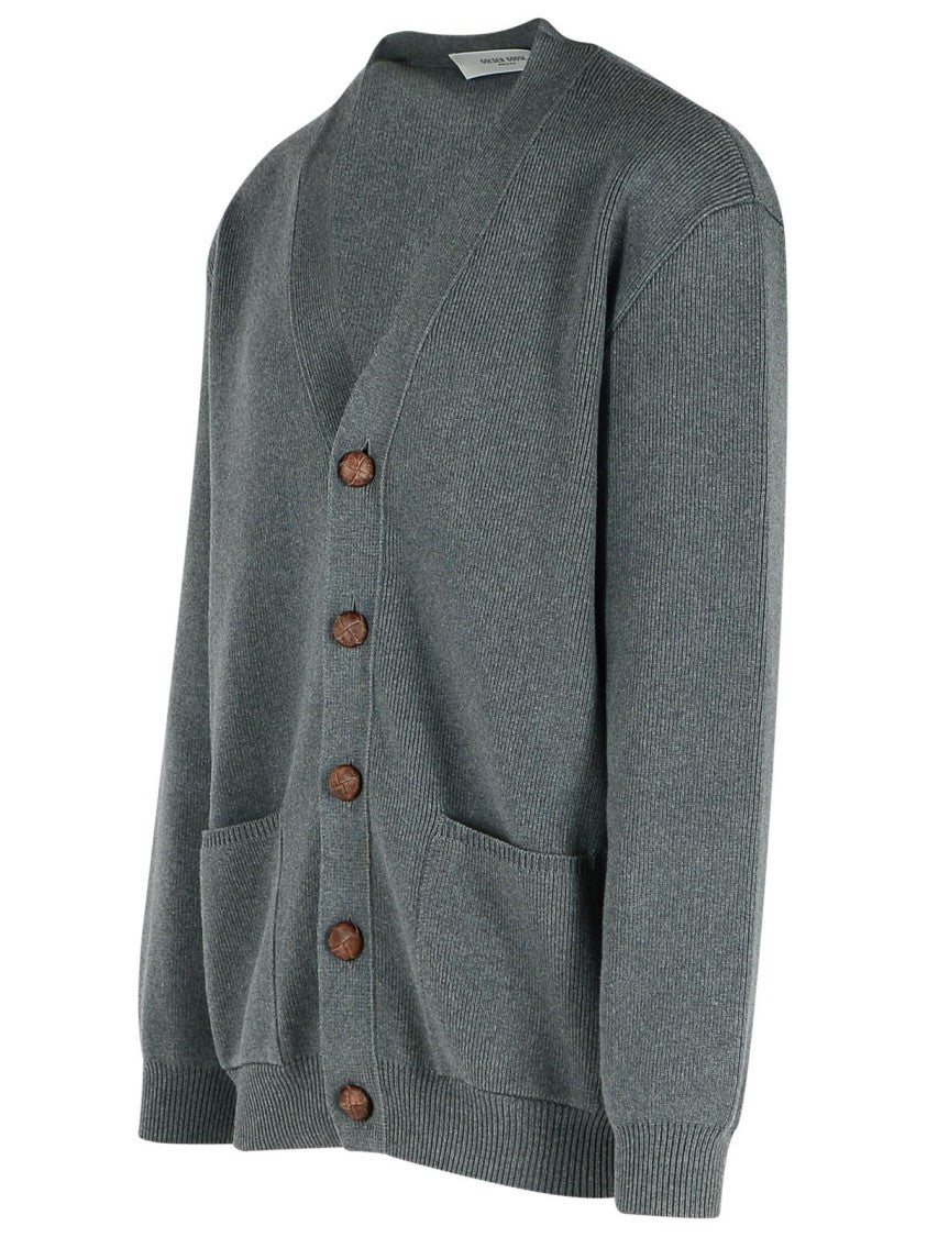 Golden Goose Micro-Ribbed Cotton Cardigan