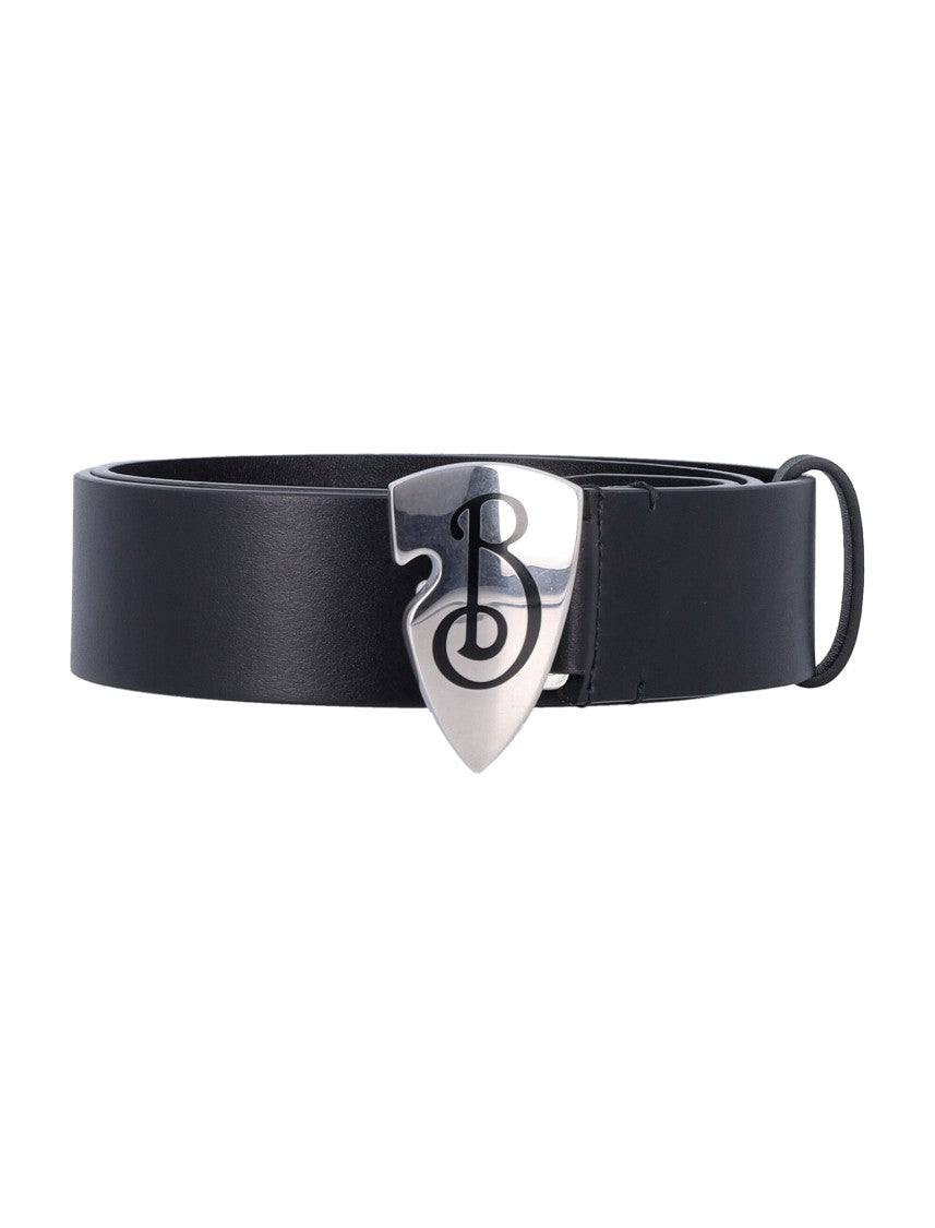 Burberry Mb B Shield Plaque 35 Slt Belt