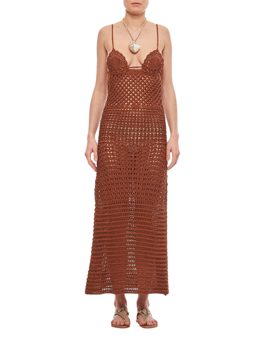 Alanui Mother Nature Crochet Cotton Dress