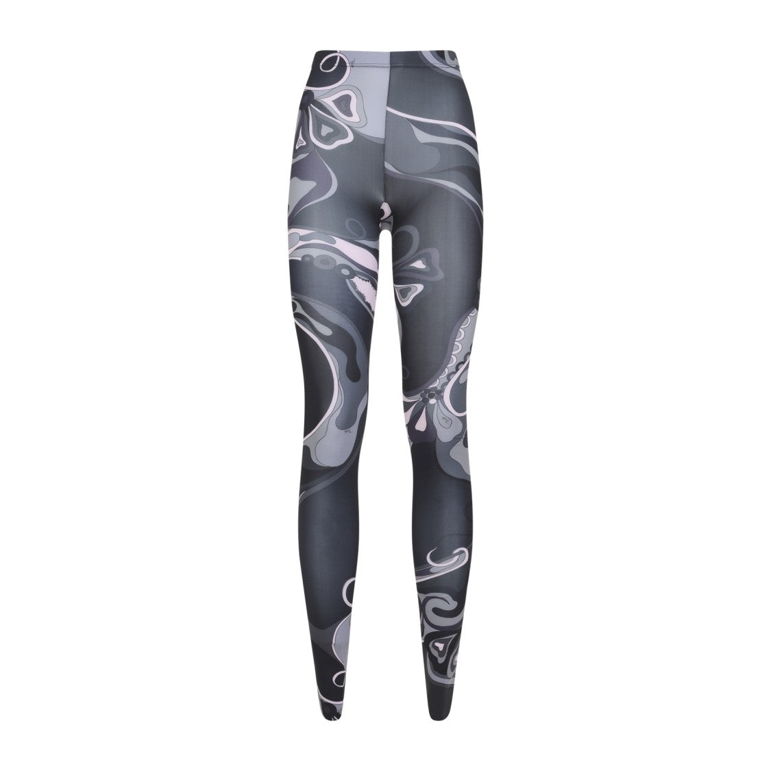 Pucci Abstract Swirl Patterned High-Rise Tights