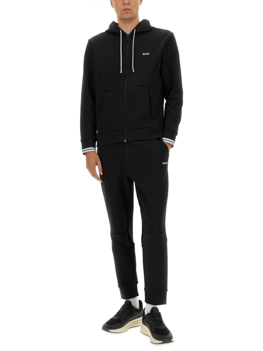 Boss Structured Zipper Hoodie