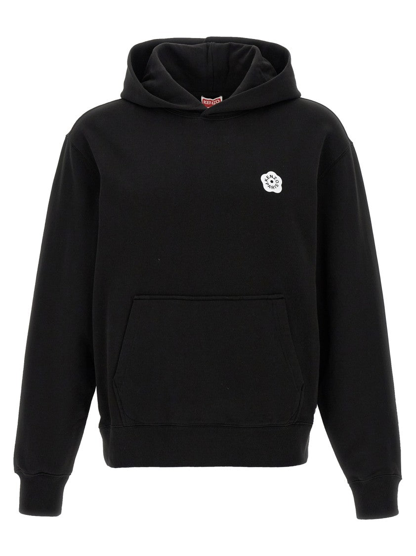 Kenzo Boke Flower 2.0 Cotton Hoodie With Front Print And Kangaroo Pocket