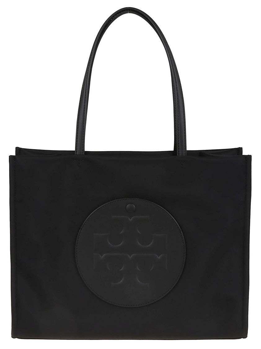 Tory Burch Ella Nylon Shoulder Bag With Embossed Logo