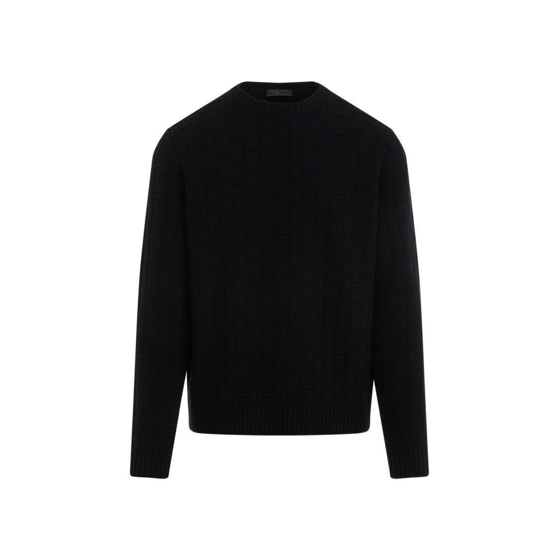 Prada Blue Wool Crewneck Pullover